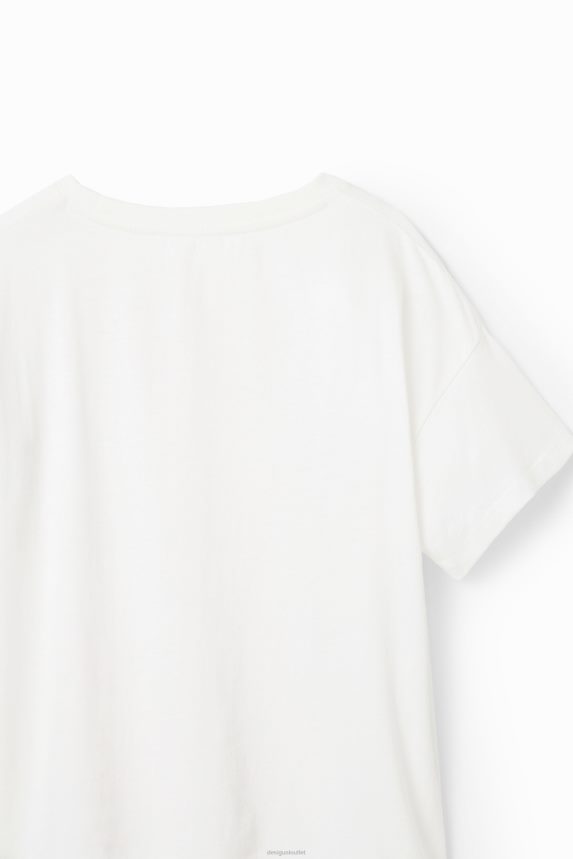 Girl DesigualGlossy text T-shirt Clothing 68X2401813