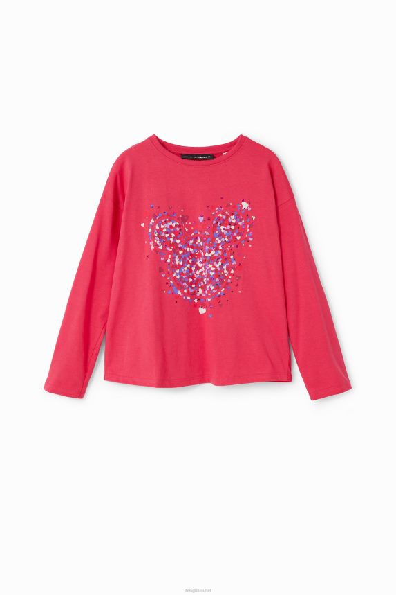 Girl DesigualMickey Mouse heart T-shirt Clothing 68X2401716