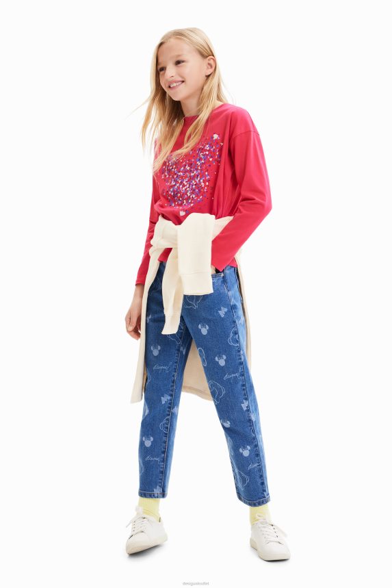 Girl DesigualMickey Mouse heart T-shirt Clothing 68X2401716