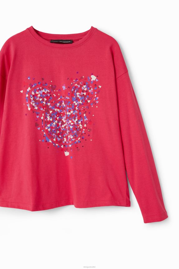 Girl DesigualMickey Mouse heart T-shirt Clothing 68X2401716