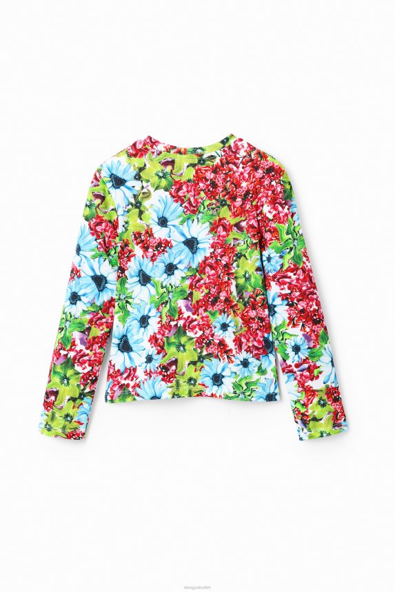 Girl DesigualMulticoloured floral T-shirt Clothing 68X2401871