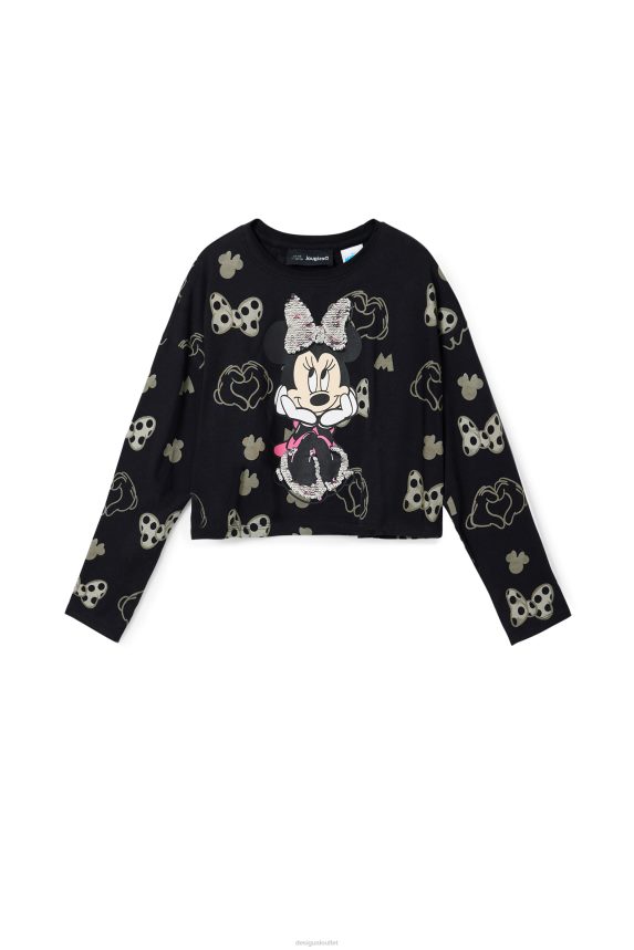 Girl DesigualSequined Minnie Mouse T-shirt Clothing 68X2401744