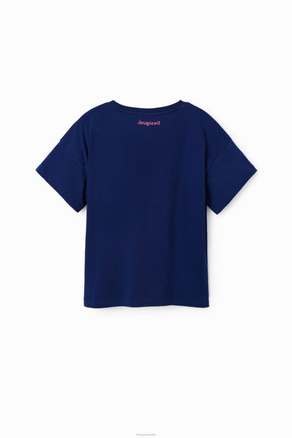 Girl DesigualSequinned heart t-shirt Clothing 68X2401755