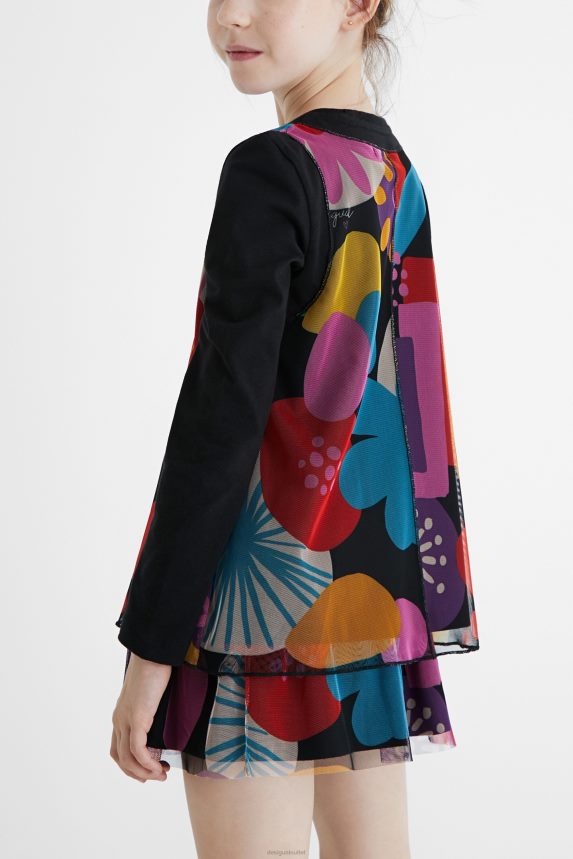 Girl DesigualTulle print T-shirt Clothing 68X2401802