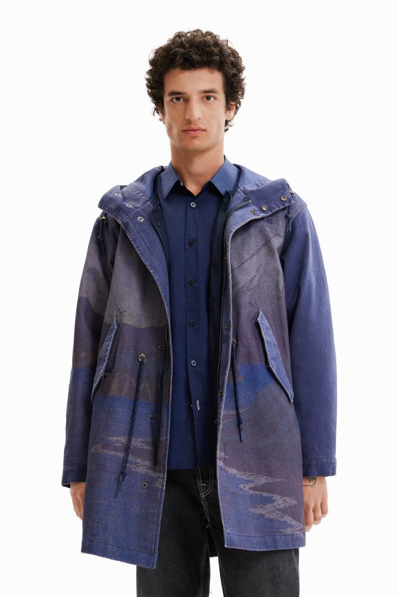 Men DesigualDetachable padded parka Clothing 68X2401670
