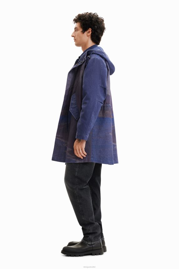 Men DesigualDetachable padded parka Clothing 68X2401670