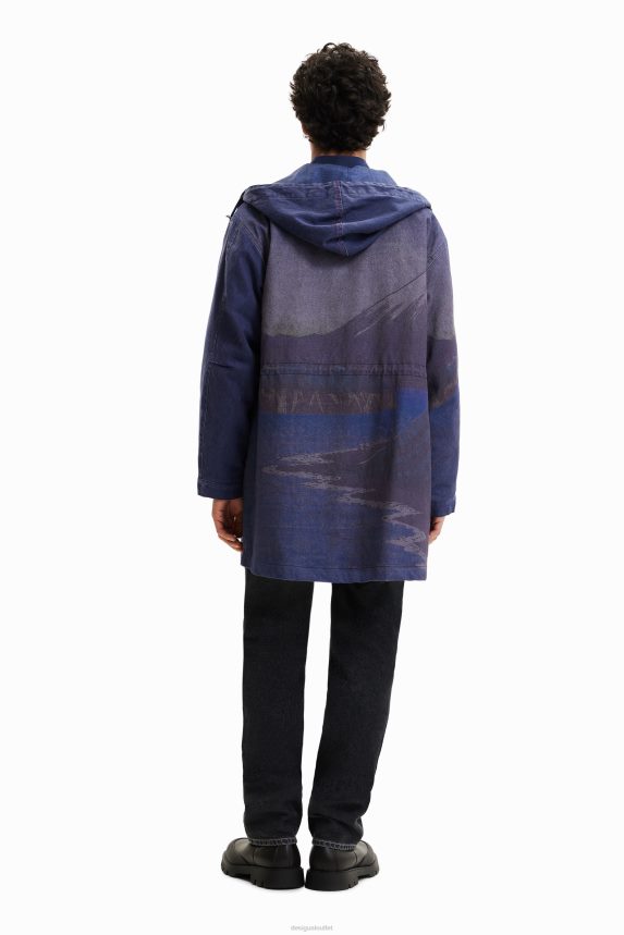 Men DesigualDetachable padded parka Clothing 68X2401670