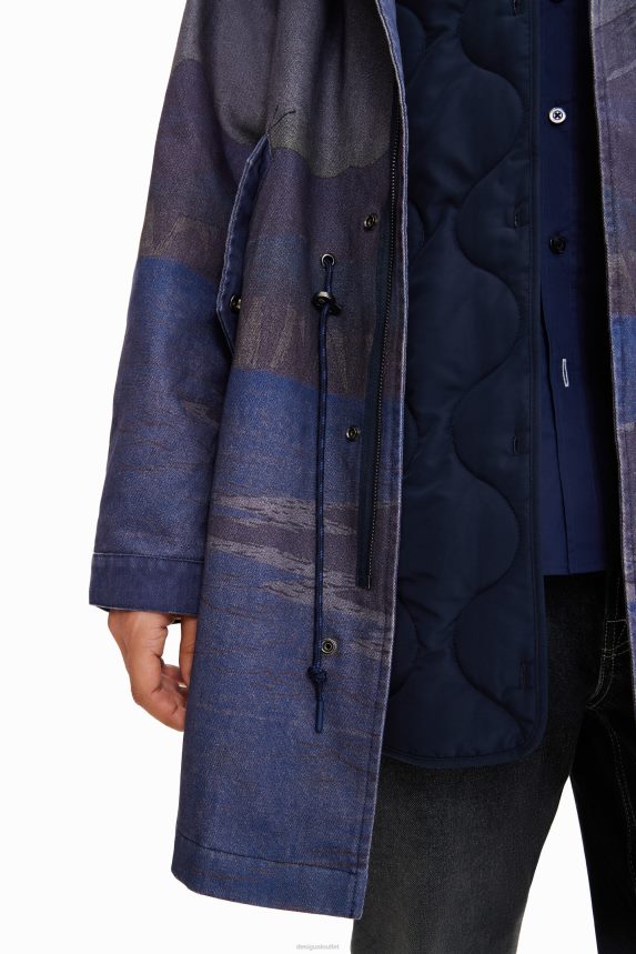 Men DesigualDetachable padded parka Clothing 68X2401670