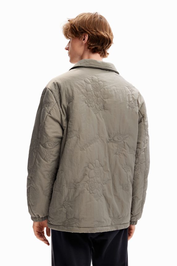 Men DesigualEmbroidered padded jacket Clothing 68X2401632