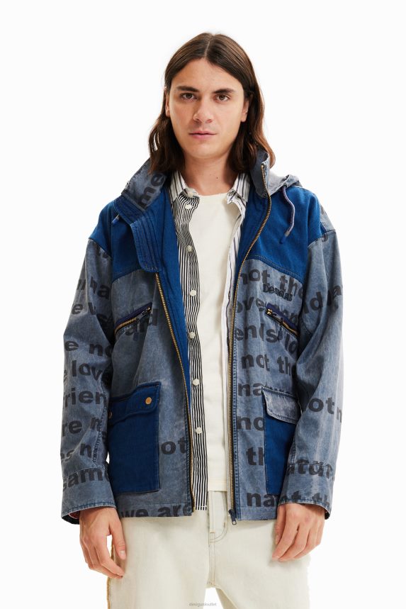 Men DesigualHybrid denim jacket Clothing 68X2401590