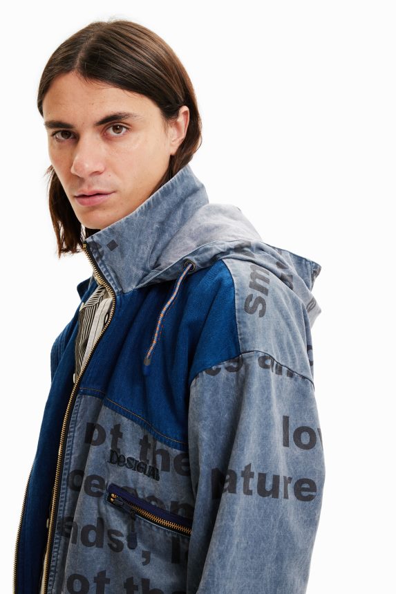 Men DesigualHybrid denim jacket Clothing 68X2401590