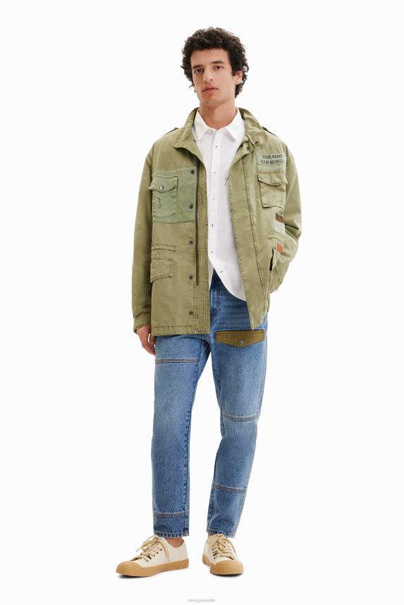 Men DesigualPatchwork parka Clothing 68X2401540