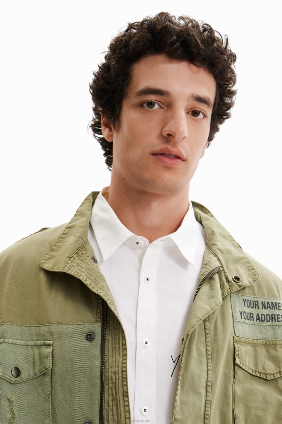 Men DesigualPatchwork parka Clothing 68X2401540