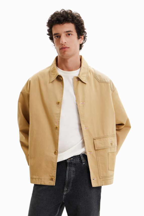 Men DesigualPatchwork worker jacket Clothing 68X2401557