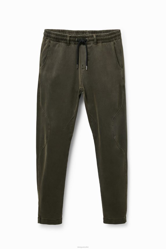 Men DesigualChocolate joggers Clothing 68X2401607