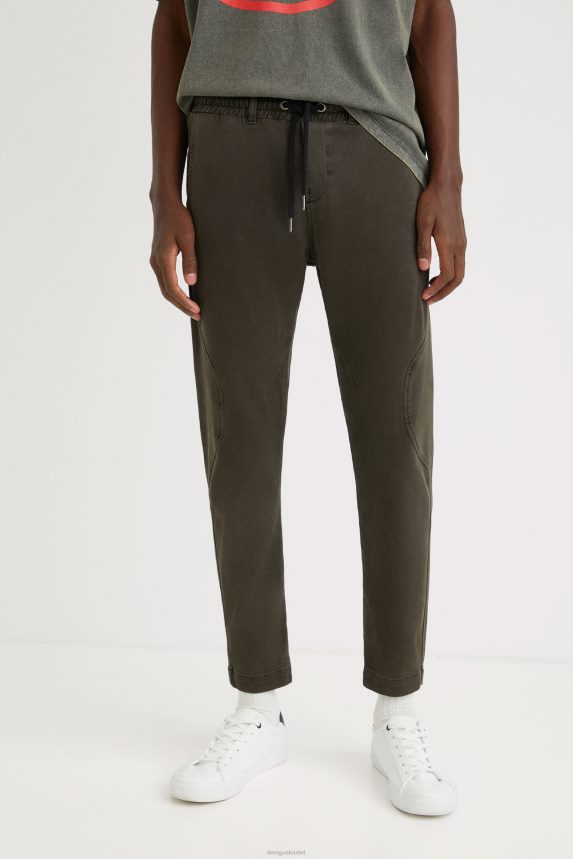 Men DesigualChocolate joggers Clothing 68X2401607