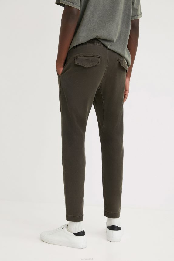 Men DesigualChocolate joggers Clothing 68X2401607