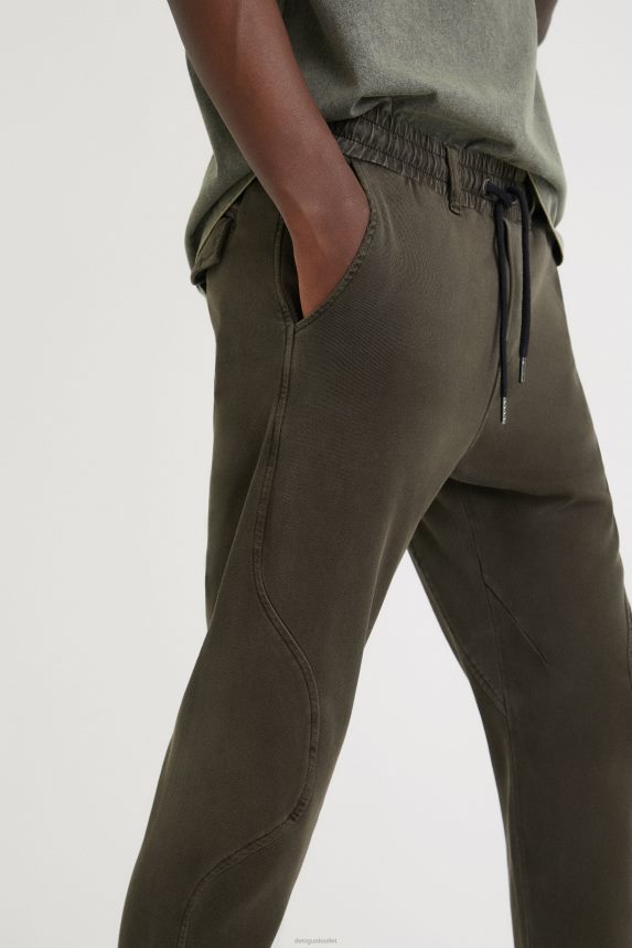 Men DesigualChocolate joggers Clothing 68X2401607