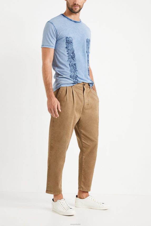 Men DesigualComfy chino trousers Clothing 68X2401679