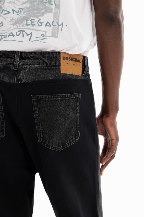 Men DesigualHybrid denim trousers Clothing 68X2401616