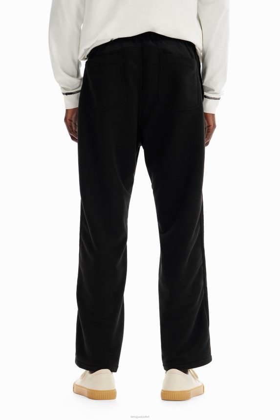 Men DesigualHybrid pleated trousers Clothing 68X2401661