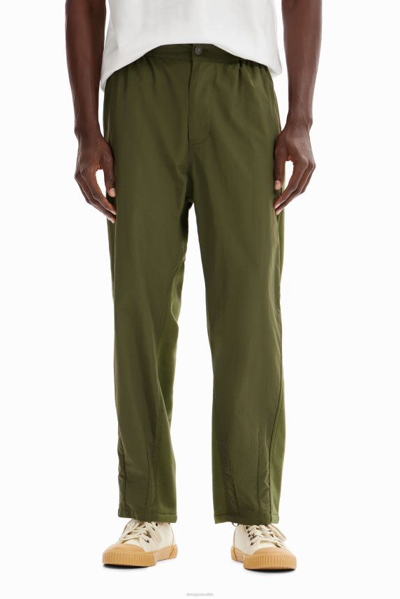 Men DesigualHybrid pleated trousers Clothing 68X2401678