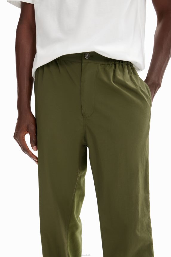 Men DesigualHybrid pleated trousers Clothing 68X2401678