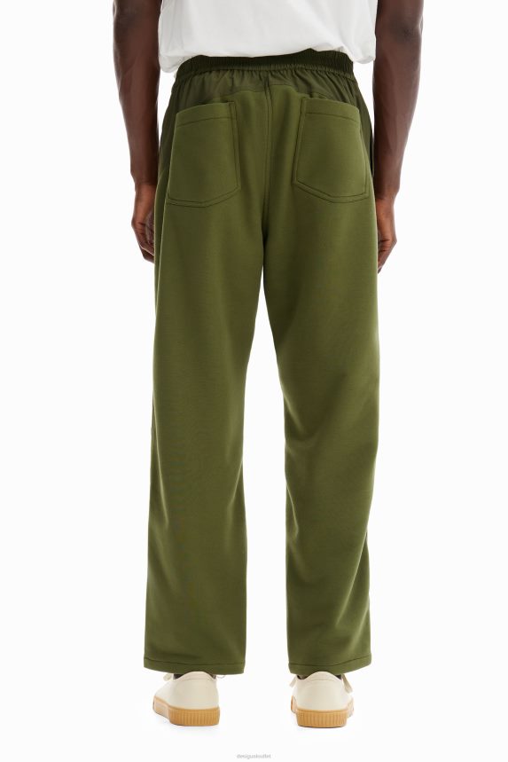 Men DesigualHybrid pleated trousers Clothing 68X2401678