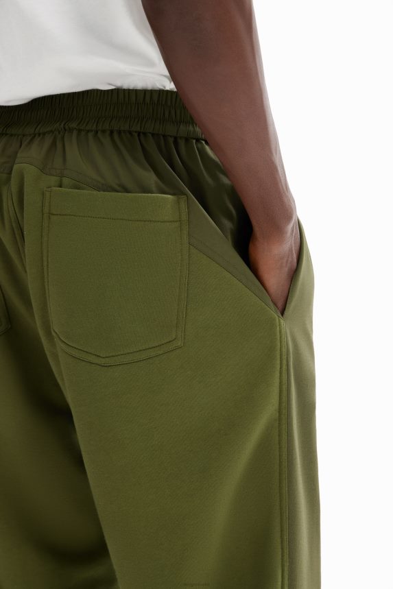 Men DesigualHybrid pleated trousers Clothing 68X2401678