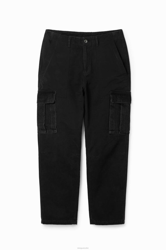 Men DesigualPatchwork cargo trousers Clothing 68X2401650