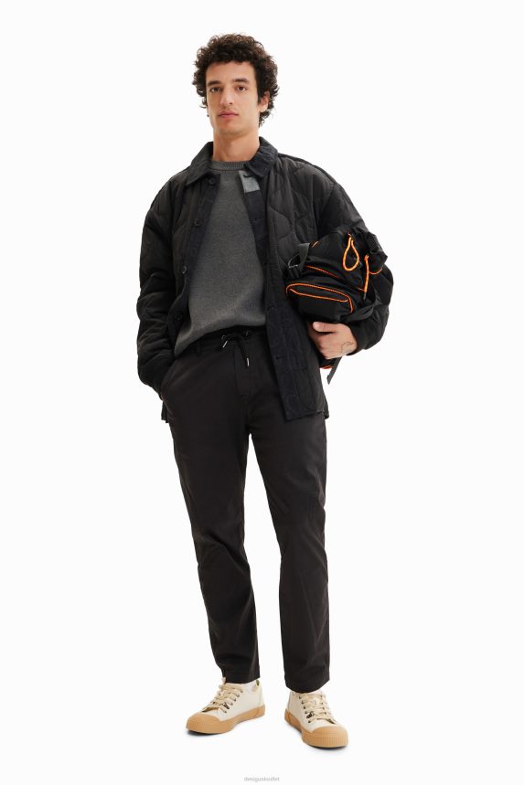 Men DesigualTwill joggers Clothing 68X2401628