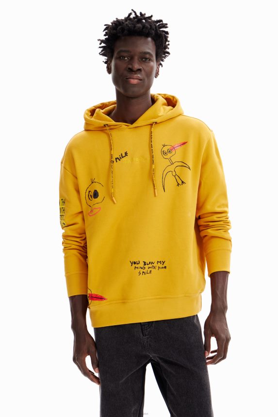 Men DesigualBird hoodie Clothing 68X2401586