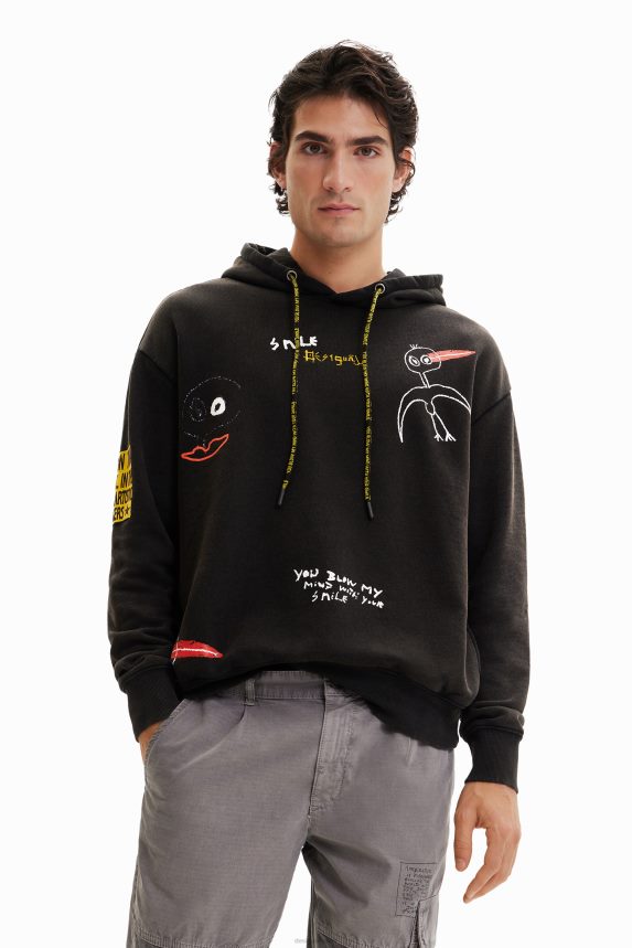 Men DesigualBird hoodie Clothing 68X2401649
