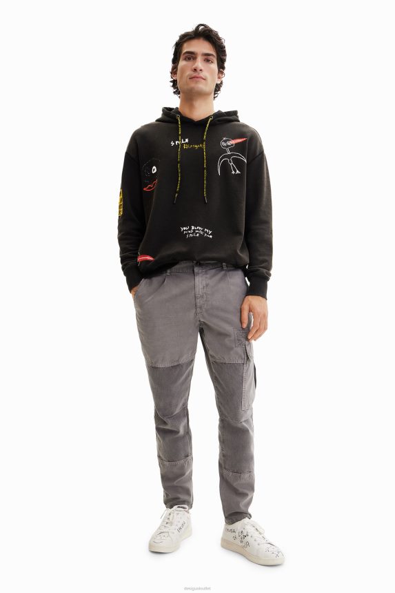 Men DesigualBird hoodie Clothing 68X2401649