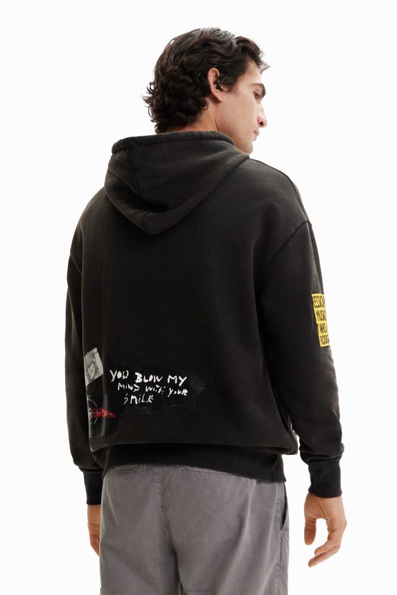 Men DesigualBird hoodie Clothing 68X2401649