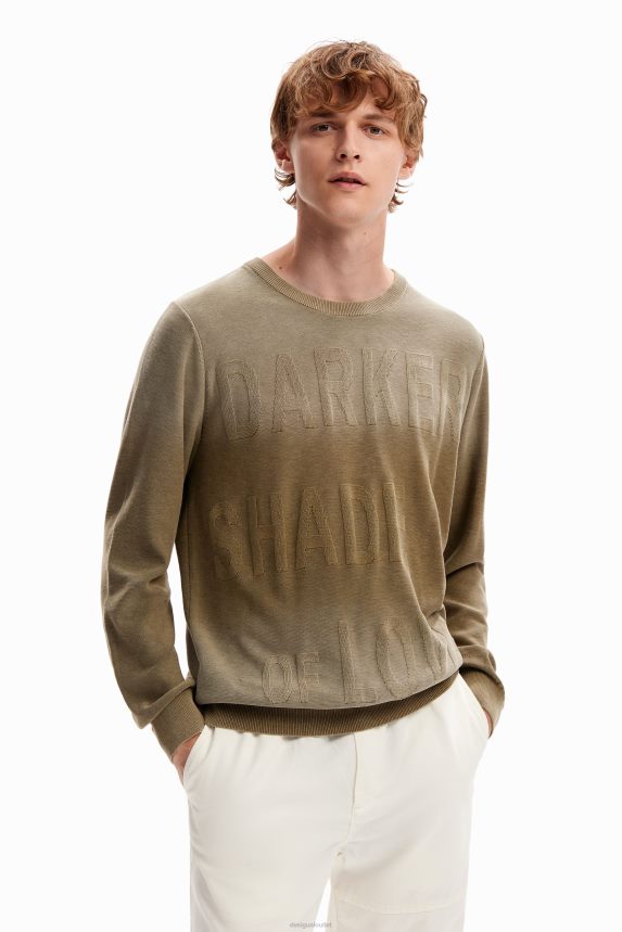 Men DesigualDegrade message pullover Clothing 68X2401663