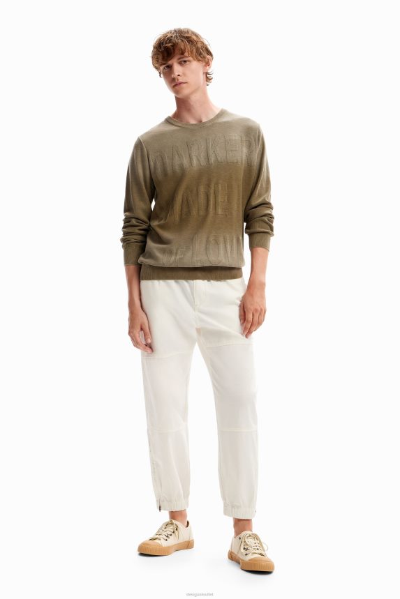 Men DesigualDegrade message pullover Clothing 68X2401663