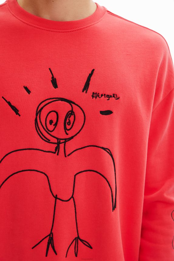 Men DesigualEmbroidered bird sweatshirt Clothing 68X2401536