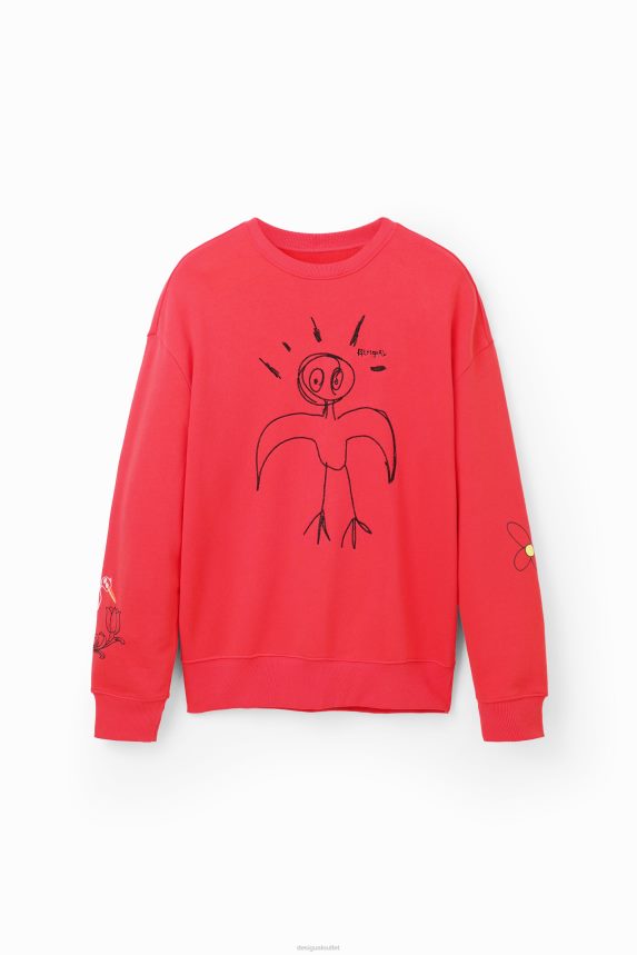 Men DesigualEmbroidered bird sweatshirt Clothing 68X2401536