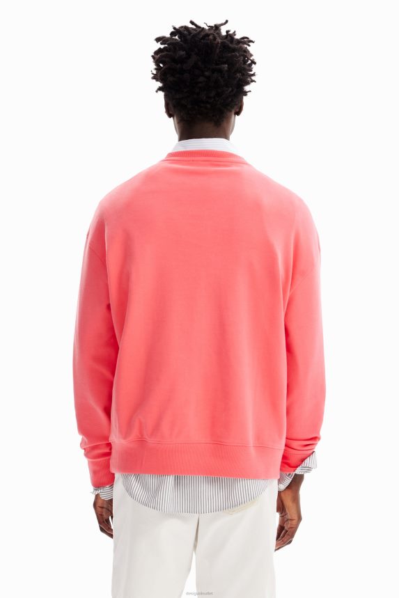 Men DesigualFlamingo embroidery sweatshirt Clothing 68X2401638