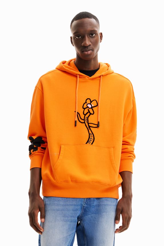 Men DesigualFloral hoodie Clothing 68X2401555