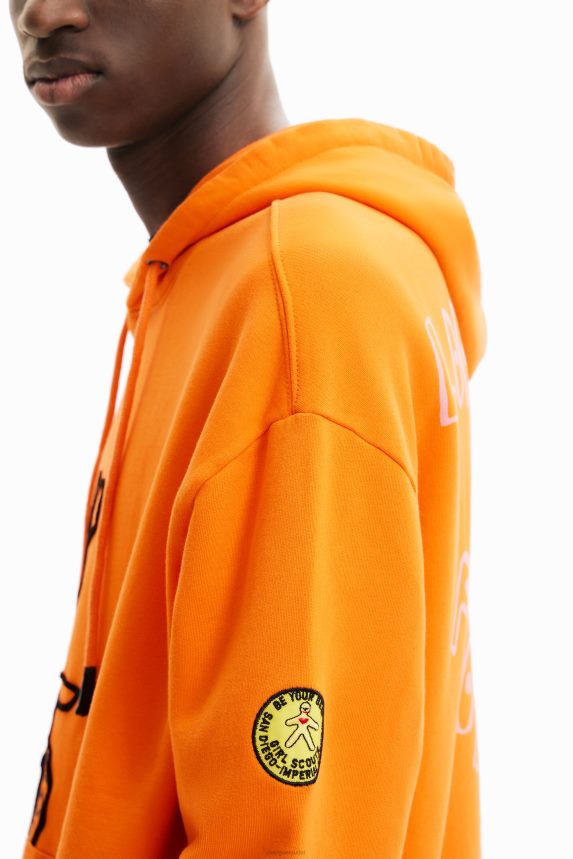 Men DesigualFloral hoodie Clothing 68X2401555