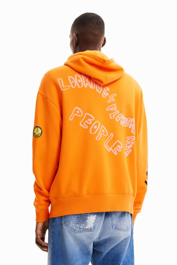 Men DesigualFloral hoodie Clothing 68X2401555