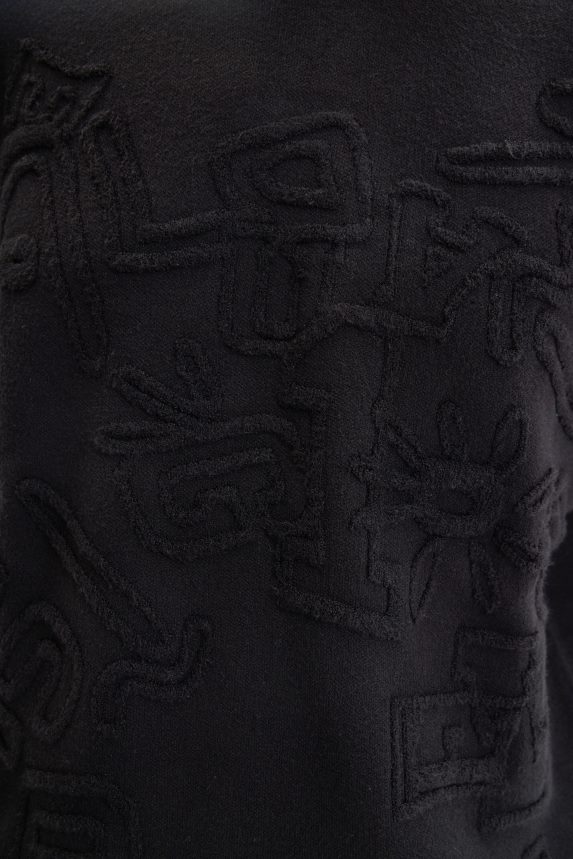 Men DesigualLoose towelling-effect jumper Clothing 68X2401558