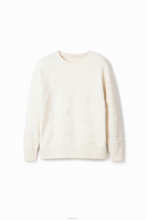 Men DesigualLoose towelling-effect jumper Clothing 68X2401622