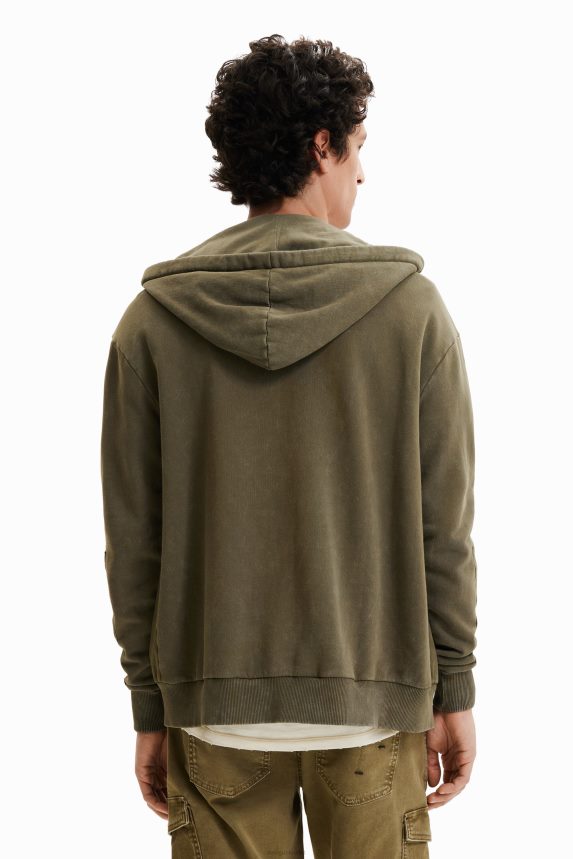 Men DesigualZip-up hoodie Clothing 68X2401556