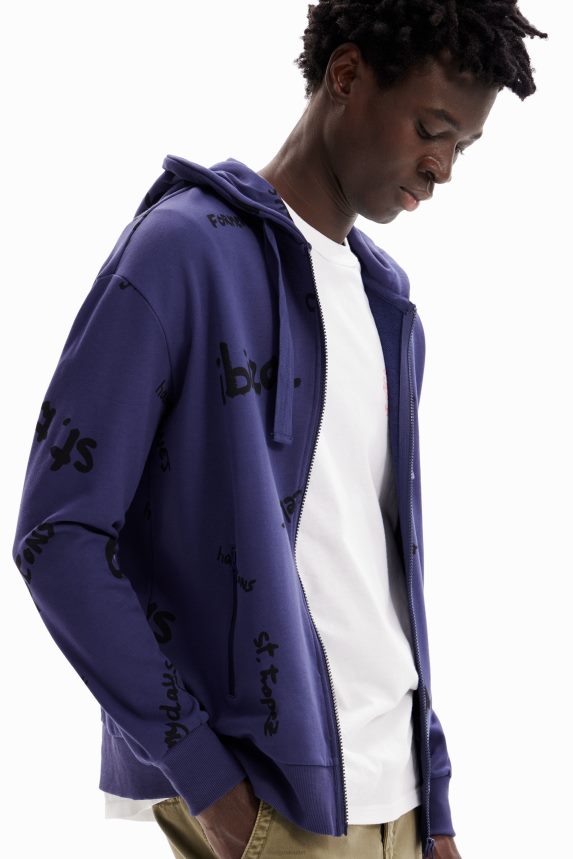 Men DesigualZip-up hoodie Clothing 68X2401666