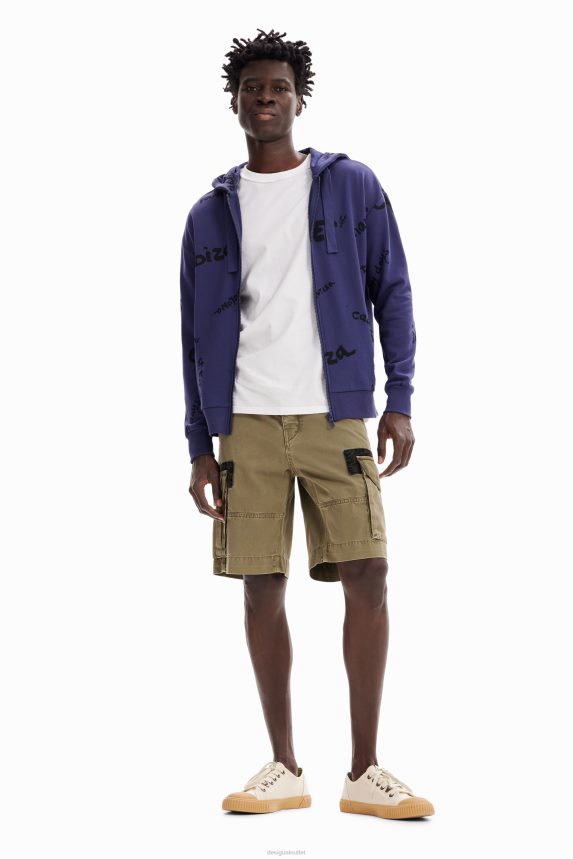 Men DesigualZip-up hoodie Clothing 68X2401666