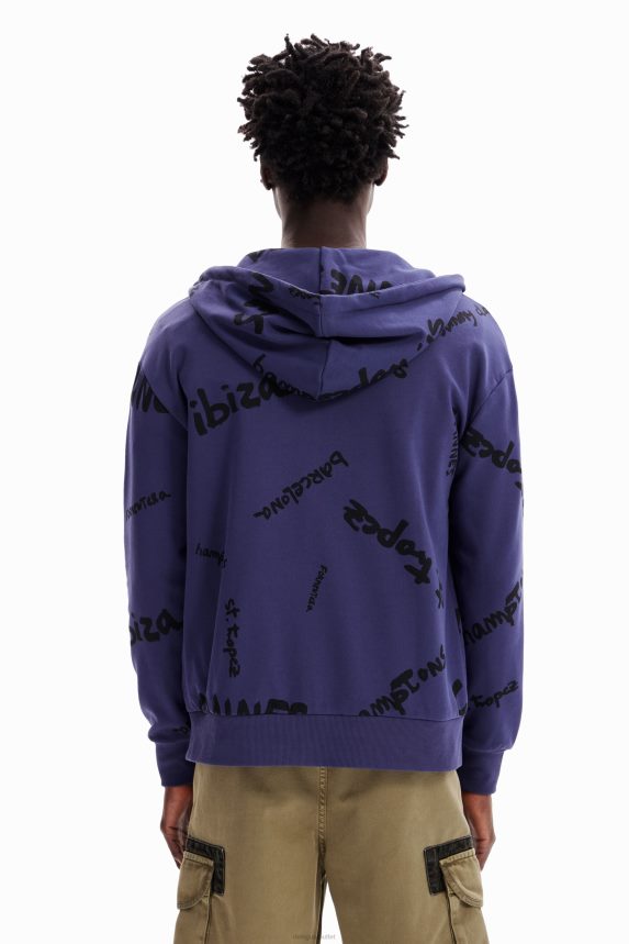 Men DesigualZip-up hoodie Clothing 68X2401666