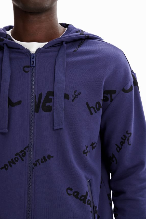 Men DesigualZip-up hoodie Clothing 68X2401666